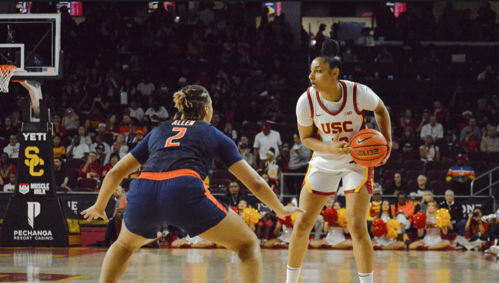 USC women’s basketball extends win streak to six after defeating Illinois on Senior&nbsp;Day